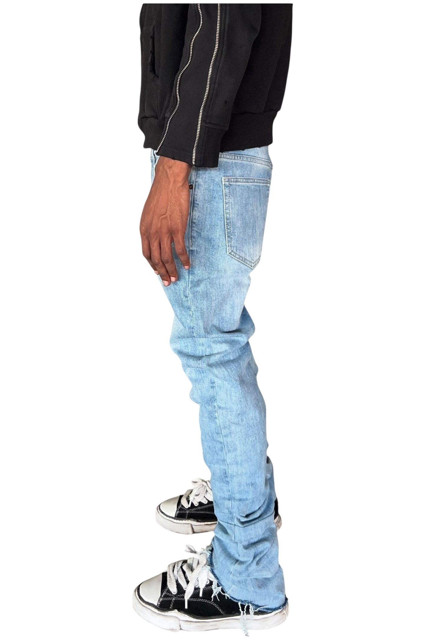 Sky Blue Stacked Denim