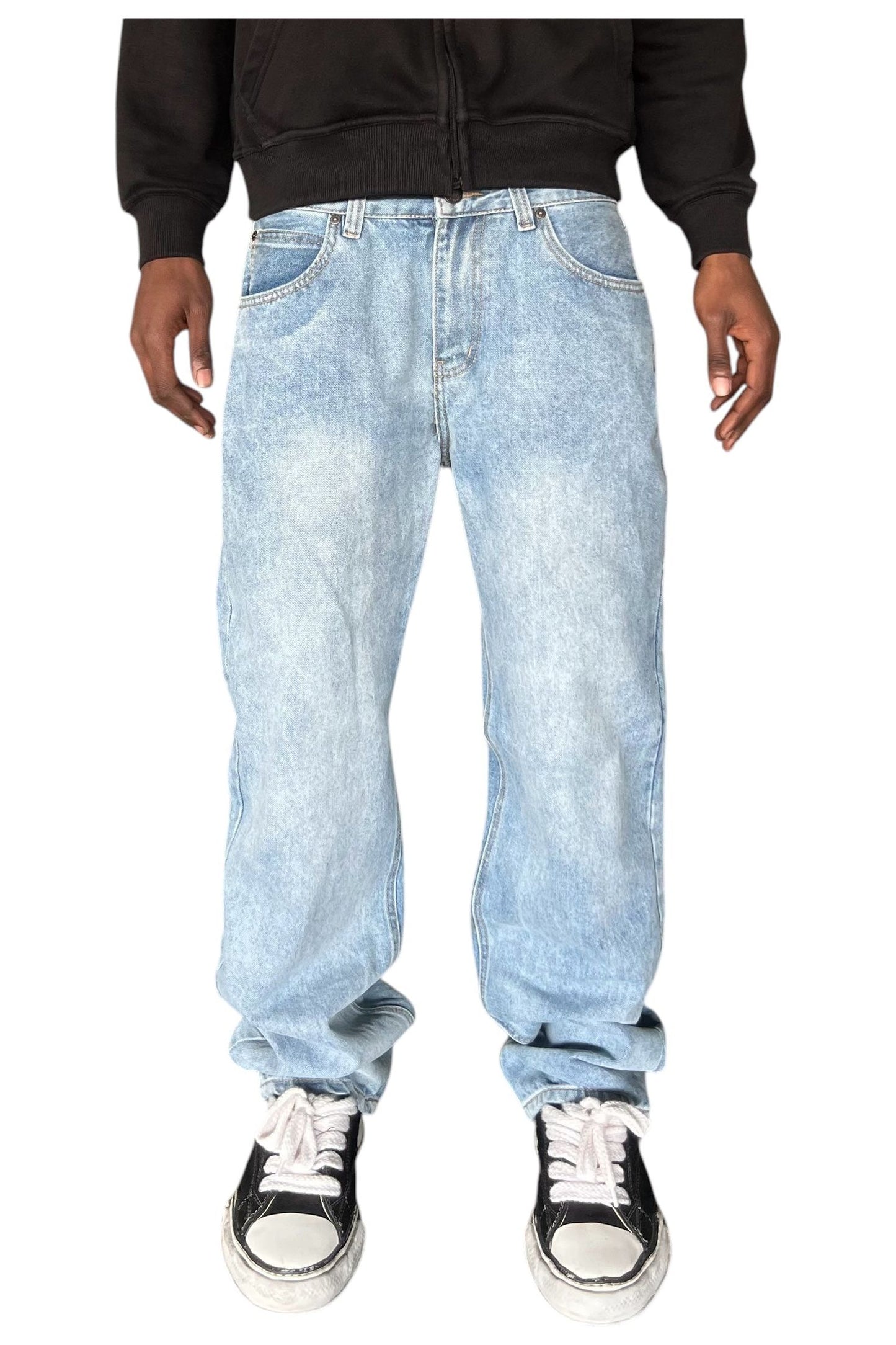 Sky Blue Baggy Jeans