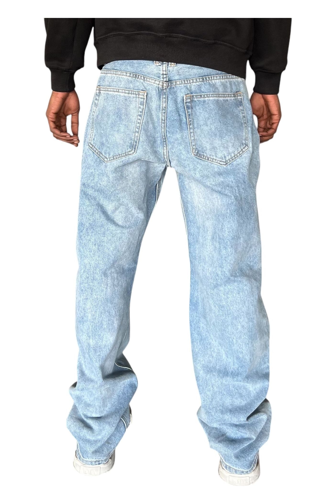 Sky Blue Baggy Jeans